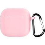 Apsuwa Airpods 4 Uyumlu Kılıf Silikon Lansman Içi Kadife - Pembe