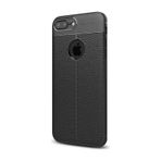 Apsuwa Apple Uyumlu iPhone 7 Plus Kılıf Niss Deri Dokulu Silikon