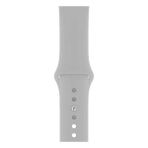 Apsuwa Apple Watch Nike+ 4 40MM Uyumlu Kordon Mat Jel Silikon Saat Kordonu 40/bb--Gri