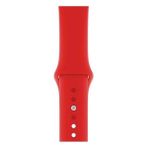 Apsuwa Apple Watch Nike+ 4 40MM Uyumlu Kordon Mat Jel Silikon Saat Kordonu 40/bb--Kırmızı