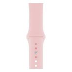 Apsuwa Apple Watch Nike+ 4 40MM Uyumlu Kordon Mat Jel Silikon Saat Kordonu 40/bb--Kum Pembe