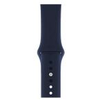 Apsuwa Apple Watch Nike+ 4 40MM Uyumlu Kordon Mat Jel Silikon Saat Kordonu 40/bb--Lacivert