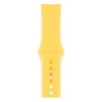 Apsuwa Apple Watch Nike+ 4 40MM Uyumlu Kordon Mat Jel Silikon Saat Kordonu 40/bb--Sarı