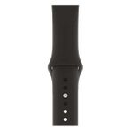 Apsuwa Apple Watch Nike+ 4 40MM Uyumlu Kordon Mat Jel Silikon Saat Kordonu 40/bb--Siyah