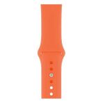 Apsuwa Apple Watch Nike+ 4 40MM Uyumlu Kordon Mat Jel Silikon Saat Kordonu 40/bb--Turuncu