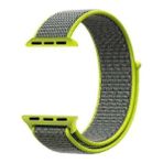 Apsuwa Apple Watch Nike Se 44MM Uyumlu Kordon Cırtcırt Kumaş Saat Kordonu 44/K03--KOYU Sarı