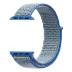 Apsuwa Apple Watch Nike Se 44MM Uyumlu Kordon Cırtcırt Kumaş Saat Kordonu 44/K03--MAVI