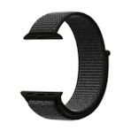 Apsuwa Apsuwa Apple Watch Nike Se 44MM Uyumlu Kordon Cırtcırt Kumaş Saat Kordonu 44/K03--SIYAH