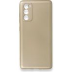 Apsuwa Apsuwa Samsung Galaxy S20 Fe Kılıf Ultra Elastik Silikon Rubber Premier Gold