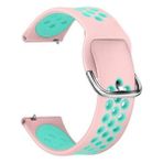 Apsuwa Apsuwa Samsung Galaxy Watch 3 46MM Uyumlu Kordon Ring Sport Saat Kordonu 22/K10--PEMBE-TURKUAZ - Pembe - Turkuaz
