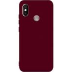 Apsuwa Apsuwa Xiaomi Redmi Note 6 Pro Kılıf Premier Lüx Yumuşak Silikon Mürdüm