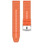 Apsuwa Honor Choice Band 20MM ile Uyumlu Kordon Kayış Dikiş Desenli Silikon KRD102 Lms 20/dds Turuncu