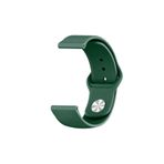 Apsuwa Honor Choice Band 20mm Kordon Kayış Mat Silikon 20/krd11E Koyu Yeşil