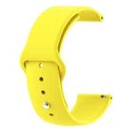 Apsuwa Huawei Watch Gt 2 46MM Uyumlu Kordon Mat Jel Silikon Saat Kordonu 22/qq--Sarı