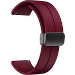 Apsuwa Huawei Watch Gt 2 Pro Kordon Kayış D-Buckle Sport Silikon 22/K2D - Bordo