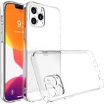 Apsuwa Iphone 15 Pro Kılıf Silikon Kamera Lens Korumalı Şeffaf