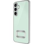 Apsuwa Samsung Galaxy A36 Kılıf Omega Silikon Kamera Korumalı Gümüş