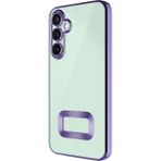 Apsuwa Samsung Galaxy A36 Kılıf Omega Silikon Kamera Korumalı Lila