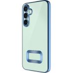 Apsuwa Samsung Galaxy A36 Kılıf Omega Silikon Kamera Korumalı Mavi