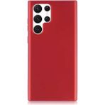 Apsuwa Samsung Galaxy S22 Ultra Kılıf Silikon Premier Soft - Kırmızı