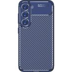 Apsuwa Samsung Galaxy S23 Kılıf Negro Karbon Desen Silikon - Açık Lacivert
