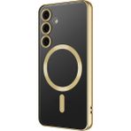 Apsuwa Samsung Galaxy S24 Fe Kılıf Demre Magsafe Kamera Korumalı - Gold