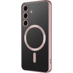 Apsuwa Samsung Galaxy S24 Fe Kılıf Demre Magsafe Kamera Korumalı - Rose Gold