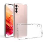 Apsuwa Samsung Galaxy S24 Plus Kılıf Silikon Şeffaf + Ekran Koruyucu