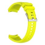 Apsuwa Samsung Galaxy Watch 42MM Uyumlu Kordon Çizgili Silikon Saat Kordonu 20/K18-SARI - Sarı