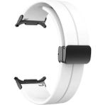 Apsuwa Samsung Galaxy Watch Ultra 47MM Kordon Kayış D-Buckle Mıknatıslı Silikon - Beyaz