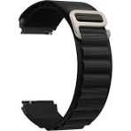Apsuwa Xiaomi Mi Watch Kordon Kayış Alpine Loop Kumaş 22/K2W - Siyah