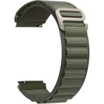 Apsuwa Xiaomi Mi Watch Kordon Kayış Alpine Loop Kumaş 22/K2W - Yeşil