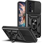 Apsuwa Xiaomi Poco F5 Pro Kılıf Yüzüklü Sürgülü Kamera Korumalı Pars