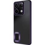 Apsuwa Xiaomi Redmi Note 13 Pro 5g Pro Kılıf Omega Silikon Kamera Korumalı + Ekran Koruyucu Nano - Mor
