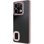 Apsuwa Xiaomi Redmi Note 13 Pro 5g Pro Kılıf Omega Silikon Kamera Korumalı + Ekran Koruyucu Nano - Rose Gold