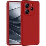 Apsuwa Xiaomi Redmi Note 14 Kılıf Biye Silikon - Kırmızı