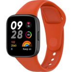 Apsuwa Xiaomi Redmi Watch 3 Kordon Kayış Silikon Krd-81 - Turuncu