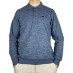 APT PRESTIGE Erkek Mavi Cepli Kalın Uzun Kol Yumuşak Dokulu Selanik Kazak - 2XL