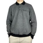 APT PRESTIGE Erkek Siyah Kışlık Cepli Kalın Regular Selanik Kazak - 02S-Siyah - 2XL