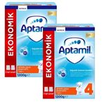 Aptamil 4 Numara 2x1200 gr Çocuk Devam Sütü