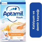 Aptamil Kaşık Maması 250 gr Sütlü Ballı İrmikli 6 Ay ve Üzeri Bebeğiniz İçin Tahıllı Besin