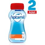 Aptamil Sıvı Devam Sütü 200 ml 1+ Yaş İçme Hazır Sütlü 2 Adet Pratik Kullanım
