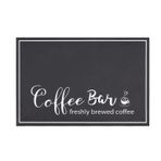 Aputue çatal bıçak kurutma matı, 30x50 CM emici kahve barı aksesuarları, sızdırmaz mutfak tezgahı koruyucu mat, dekoratif desenli ve kaymaz tabanlı bulaşık altlığı, kolay temizlenir ve katlanır