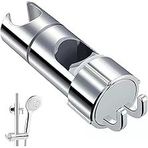 Aputue Duş Başlığı Tutucu, Ayarlanabilir Duş Tutacak, Kayar Çubuk için Duş Başlığı Tutucu 360 Derece Dönebilir, 1.6-2.7 Cm Duş Riser Rayı için El Duşu Tutucu Braket Yedek Parça
