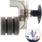 Aputue Küçük Akvaryum Filtresi, Dalgıç Köpük Filtre, Mini Akvaryum Sünger Filtresi, Sessiz İç Akvaryum Filtresi, 0.5-5 Galon Küçük Balık Tankları İçin, Tatlı ve Tuzlu Suya Uygun