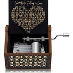 Aputue Müzik kutusu, Aşk Şarkısı Çalan Ahşap Müzik Kutusu, Antika Oymalı El Krank Tasarımlı, Sevgililer Günü Hediyesi, Erkek Arkadaş, Kız Arkadaş, Eş İçin Nostaljik Müzik Kutusu