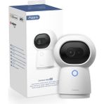 Aqara Hub G3 Kamera, AI Destekli Güvenlik Kamerası, Yüz ve Hareket Tanıma, Ev Kamerası, 360° Görüş Açısı, 2K Yüksek Çözünürlük, HomeKit Alexa Google Asistan IFTTT Uyumlu, Beyaz