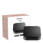 Aqara M3 Hub ev otomasyonu, kontrol cihazı, kenar ipliği yönlendirici, Zigbee, Bluetooth, Wi-Fi, PoE, IR, Alexa uyumlu, Google Asistanı, Apple HomeKit, SmartThings, IFTTT