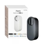 Aqara Smart Lock U200 Lite, Matter Over Thread, Şarj Edilebilir Pilli Ve Sessiz Modlu Akıllı Kapı Kilidi, Elektrikli Kapı Kilidi, Apple Home'u Destekler, Ev Asistanı, Google Home, Alexa, Siyah