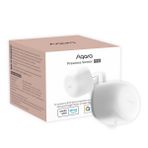 Aqara Zigbee Varlık Sensörü FP1E Maddeyle, Aqara Zigbee 3.0 HUB gerektirir, mmWave Radar Kablolu Hareket Sensörü, Yapay Zeka Uzamsal Öğrenme, HomeKit, Alexa, Google Home'u destekler